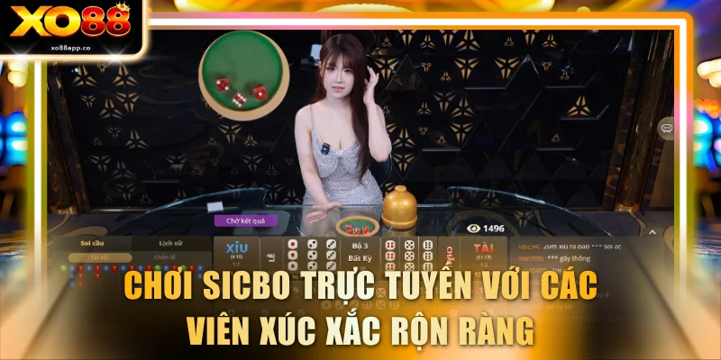 Chơi Sicbo trực tuyến với các viên xúc xắc rộn ràng