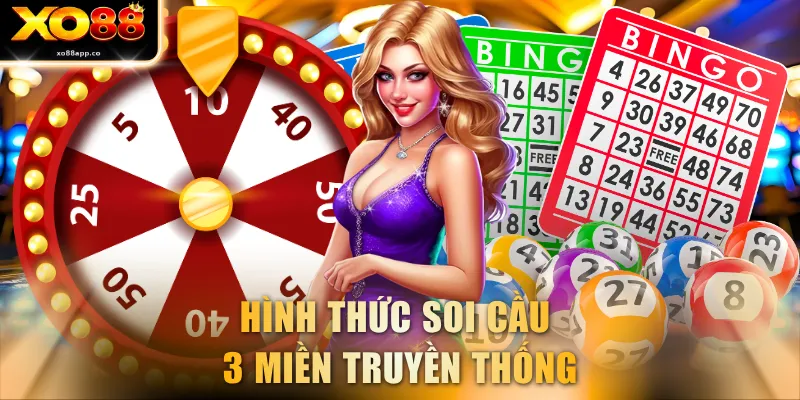 Hình thức soi cầu 3 miền truyền thống