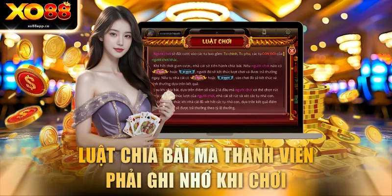 Luật chia bài mà thành viên phải ghi nhớ khi chơi