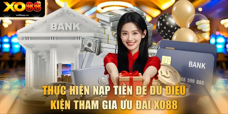 Thực hiện nạp tiền để đủ điều kiện tham gia ưu đãi
